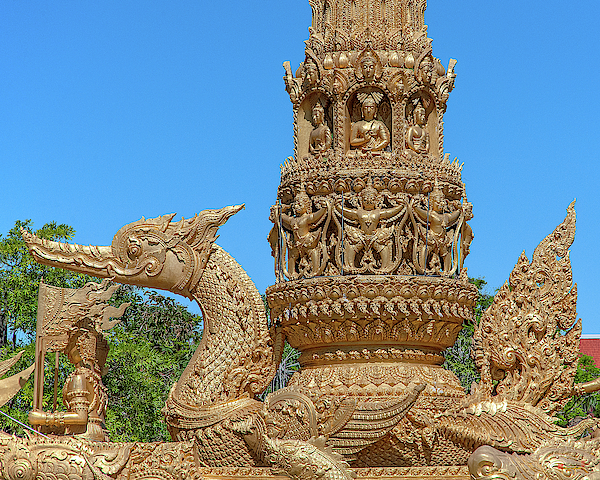 Thung Si Muang Park Giant Candle Golden Boat Swan DTHU1064 by Gerry Gantt Thung Si Muang Park Giant Candle Golden Boat Swan DTHU1064 by Gerry Gantt